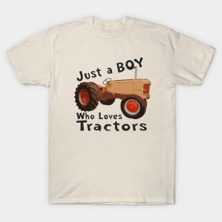 Just a boy who loves tractors T-Shirt